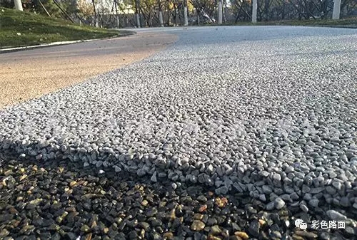 北京世園會美邦透水膠粘石路面