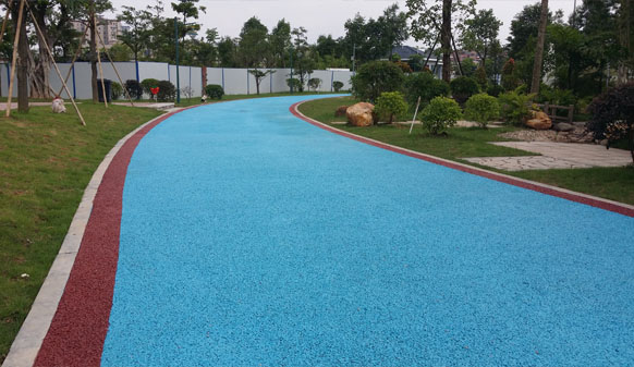 美邦透水路面，帶您飽覽通州綠道兩岸美景